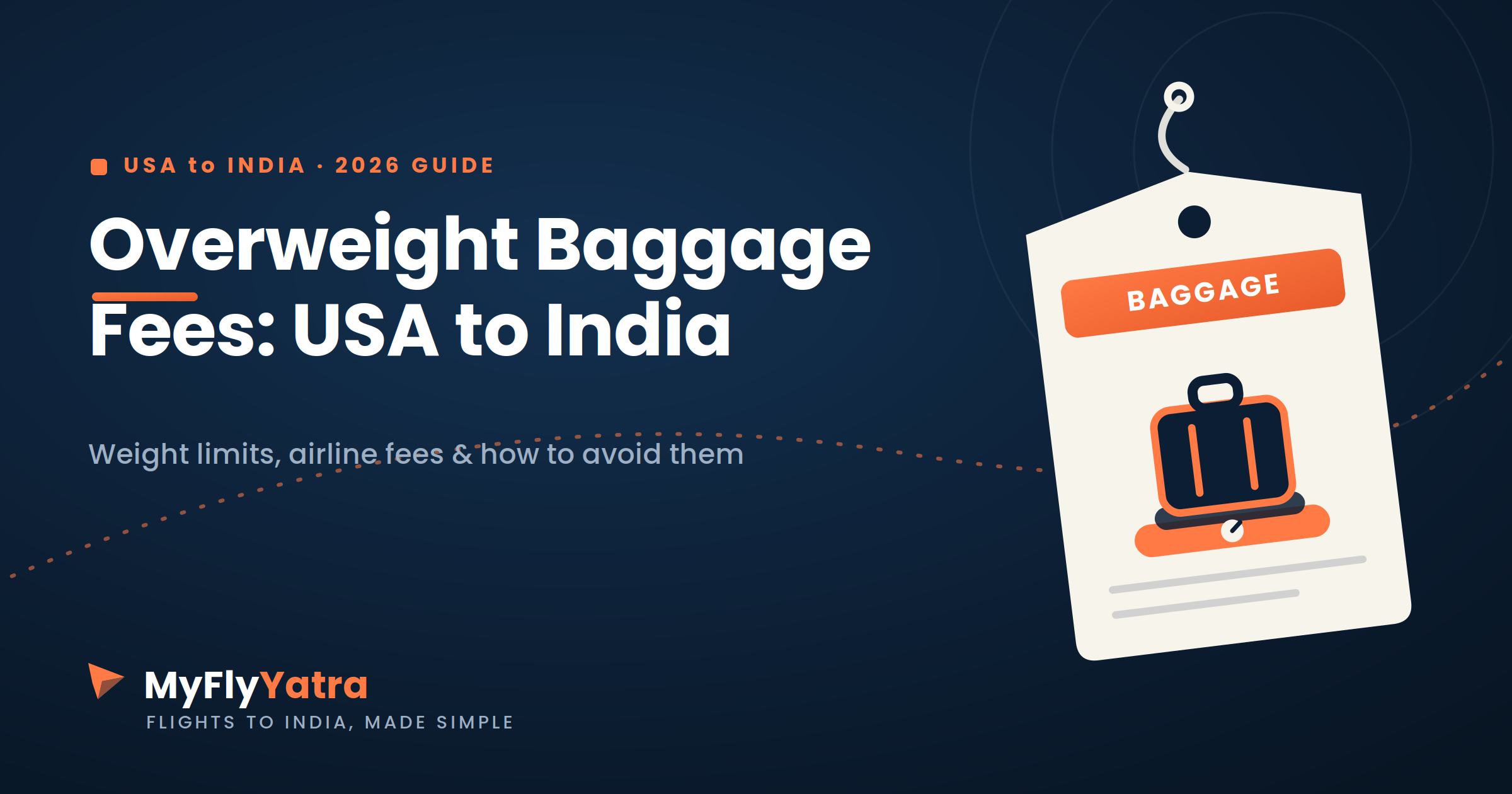 Overweight Baggage Fees From the USA to India: The 2026 Survival Guide